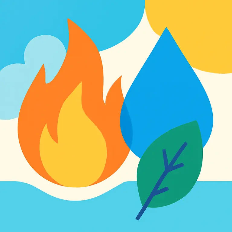 Natural Elements Quiz - puzzle cover