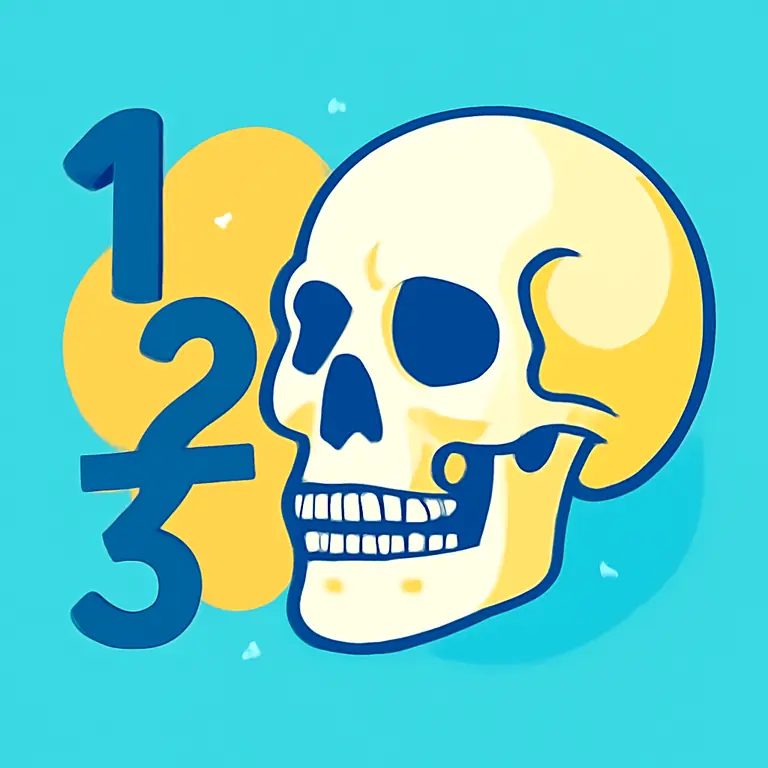 Numbers and Anatomy - puzzle cover