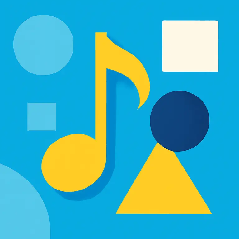 Musical and Geometric Mix - puzzle cover