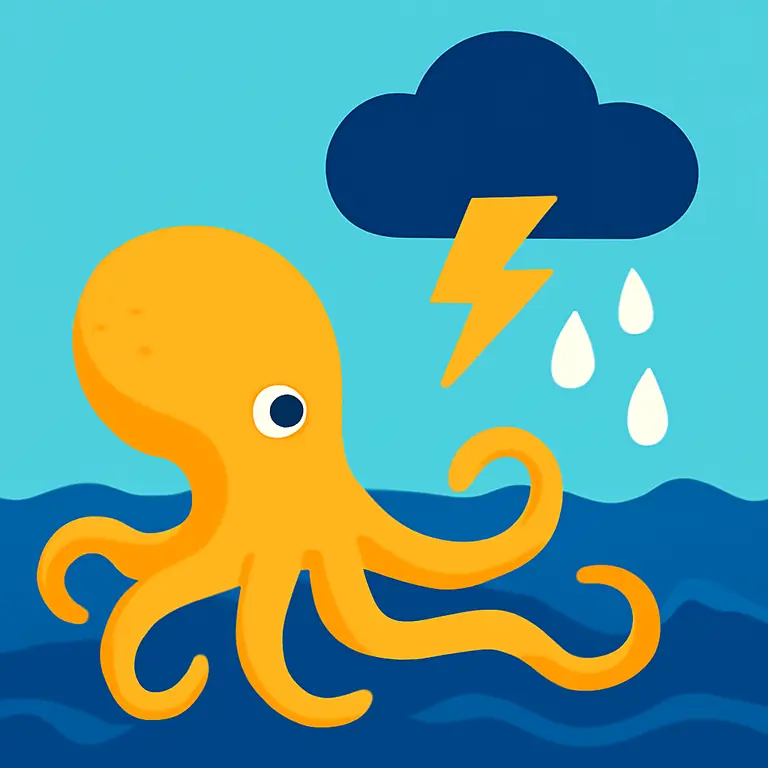 Sea Creatures and Storms - puzzle cover