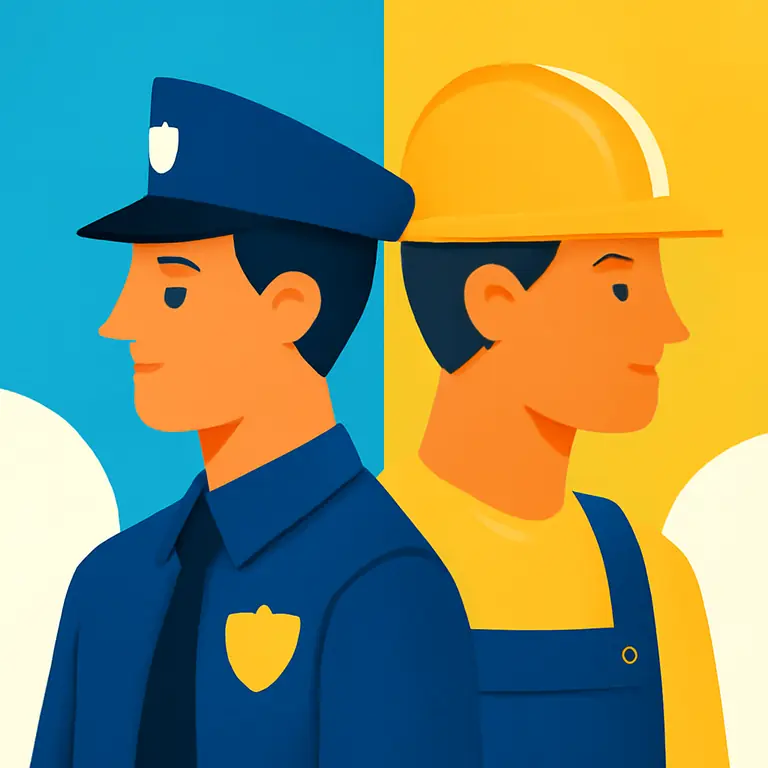 Occupations and Opposites - puzzle cover