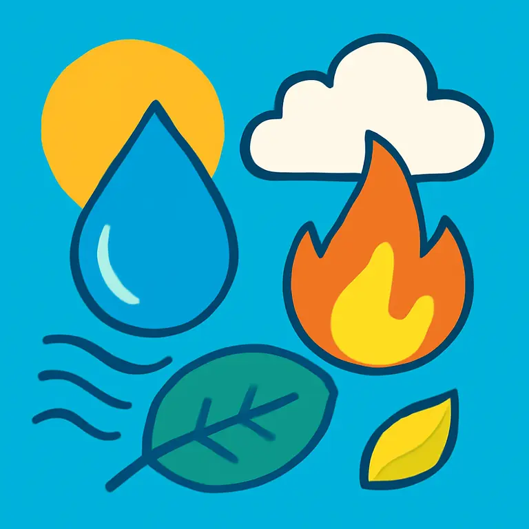 Natures Elements - puzzle cover