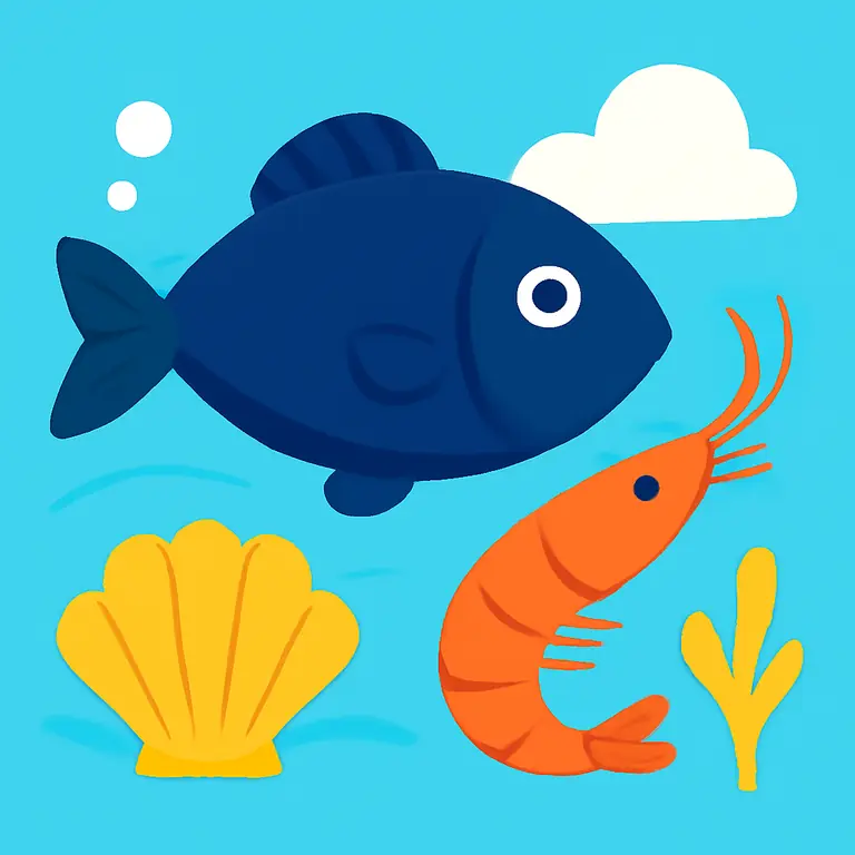 Seafood and Surroundings - puzzle cover