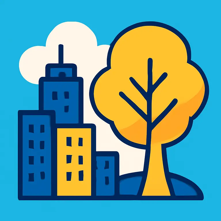 Urban and Nature Mix - puzzle cover