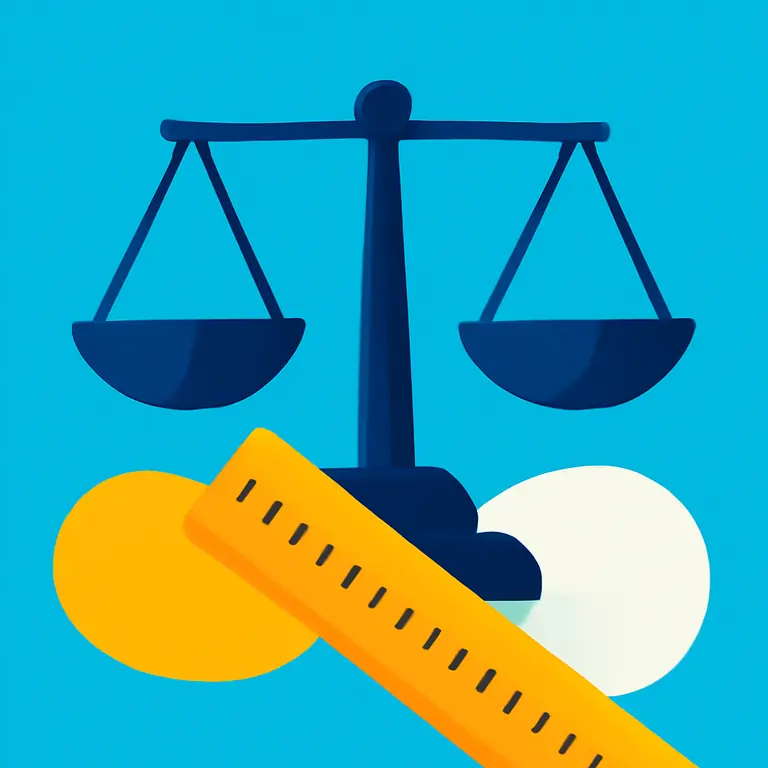 Medidas y Equilibrios - portada del puzzle