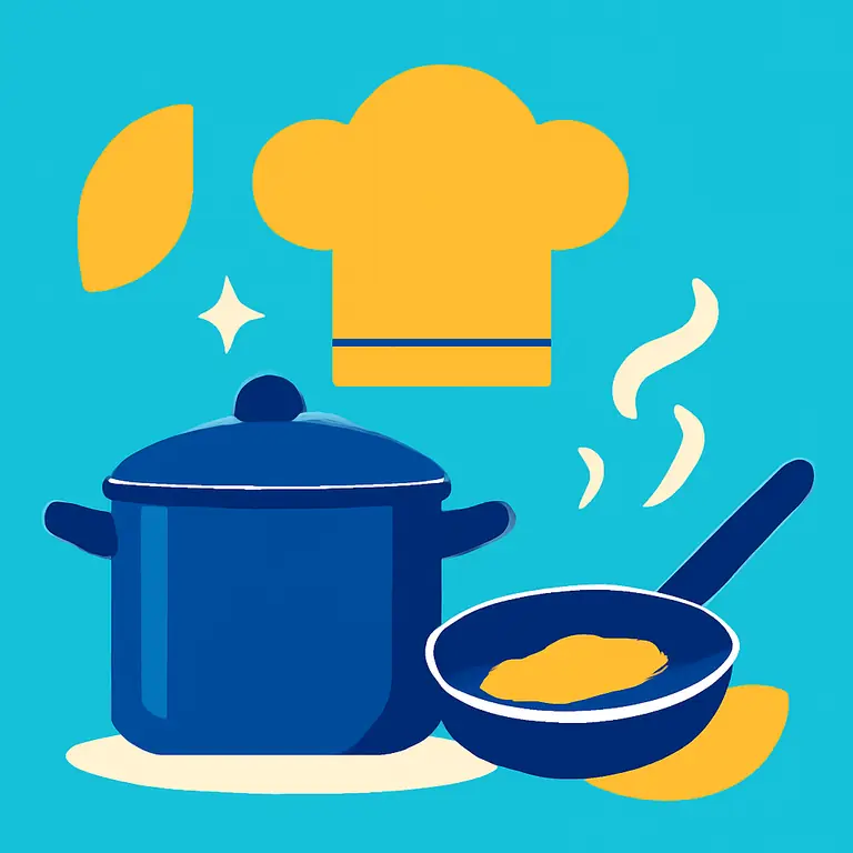 Utensilios y acciones culinarias - portada del puzzle