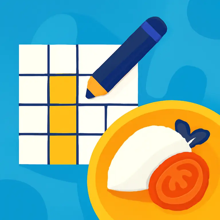 Sabores y juegos - portada del puzzle