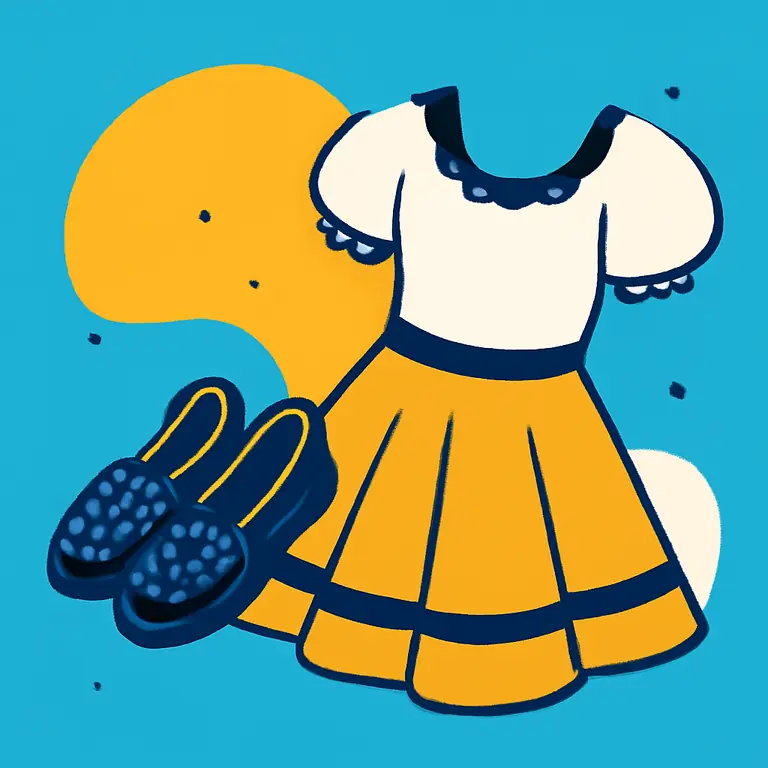 Calzado y Atuendos Tradicionales - portada del puzzle