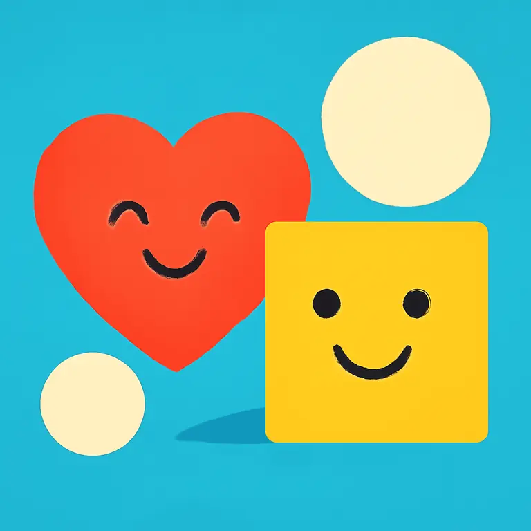 Emociones y formas - portada del puzzle