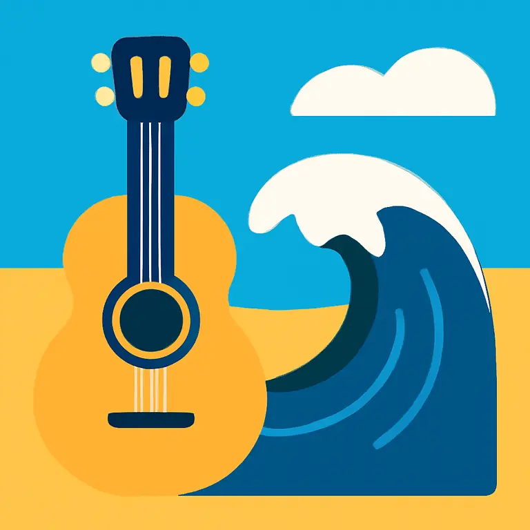 Música y Mar - portada del puzzle