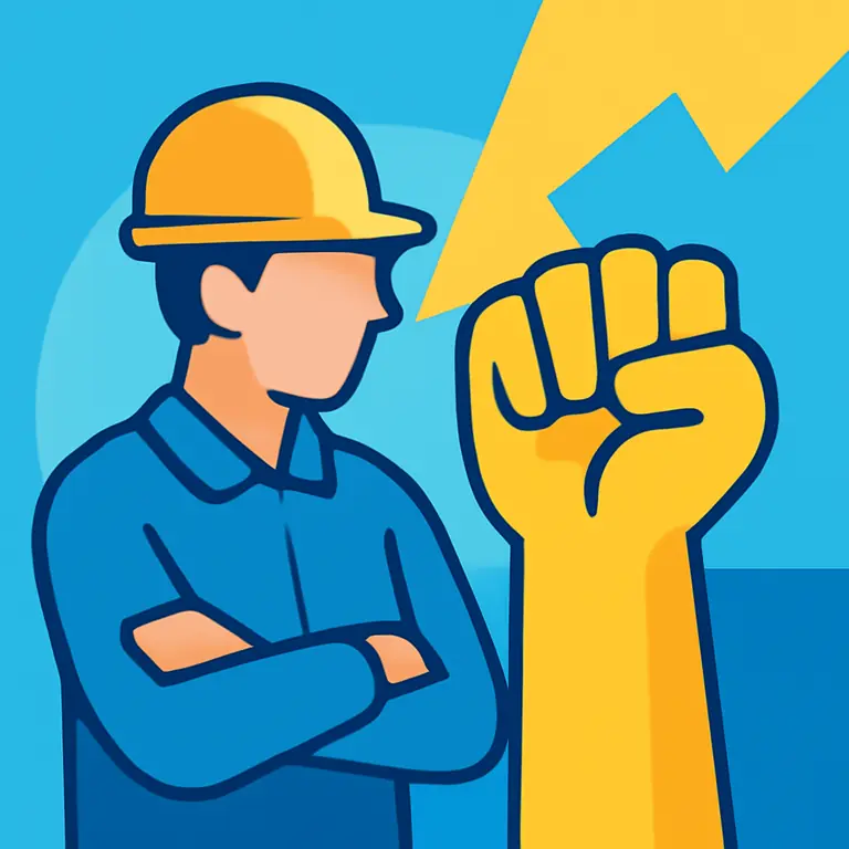 Trabajo y Conflicto Laboral - portada del puzzle