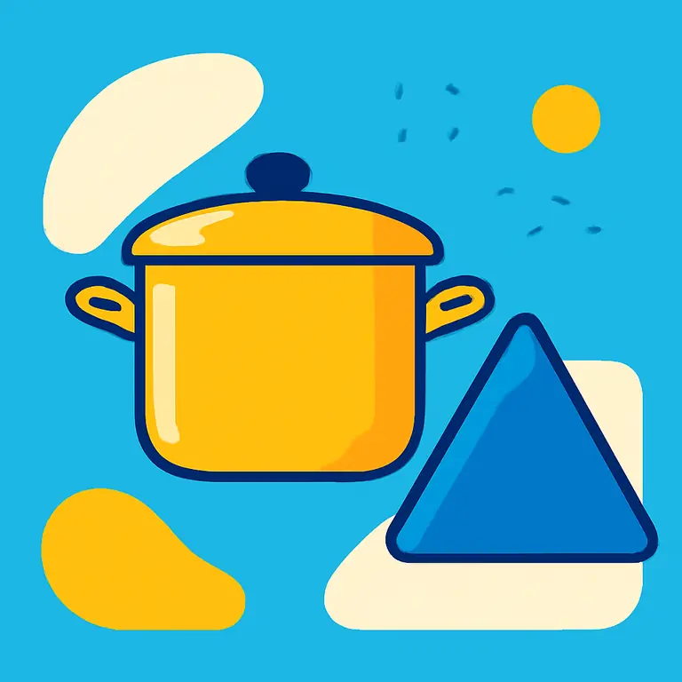 Utensilios y formas - portada del puzzle