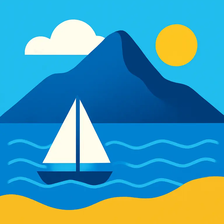 Mares y Montañas - portada del puzzle