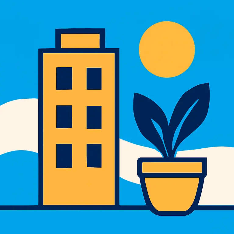 Lugares y tonos urbanos - portada del puzzle