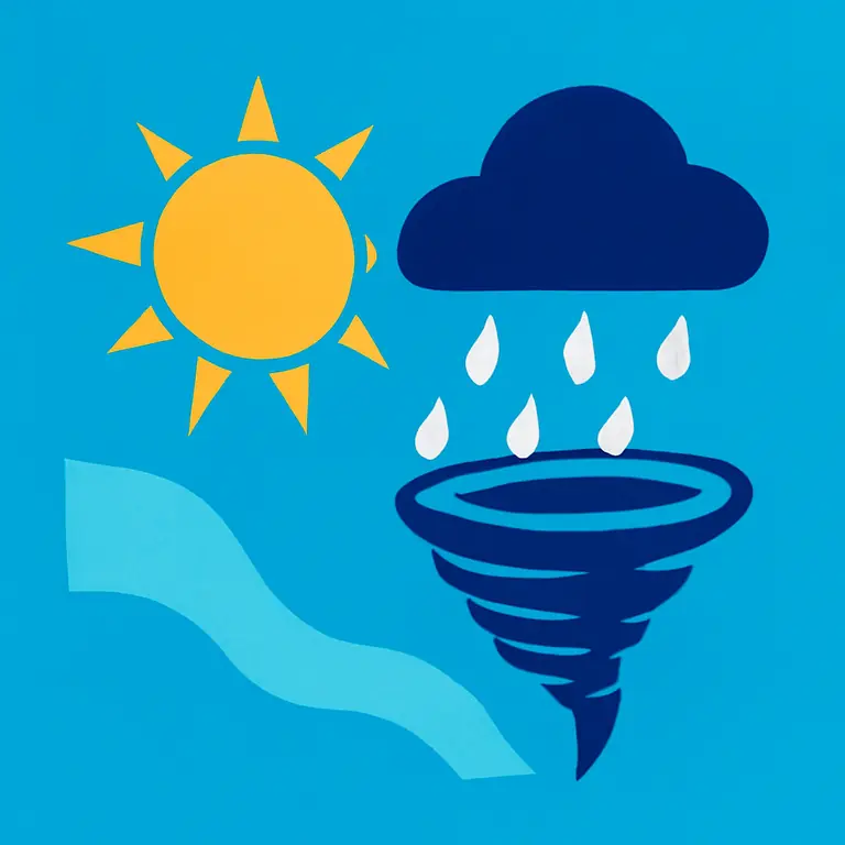 Climas y fenómenos naturales - portada del puzzle