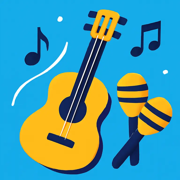 Instrumentos y Ritmos - portada del puzzle