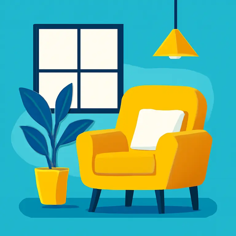 Espacios y rincones hogareños - portada del puzzle