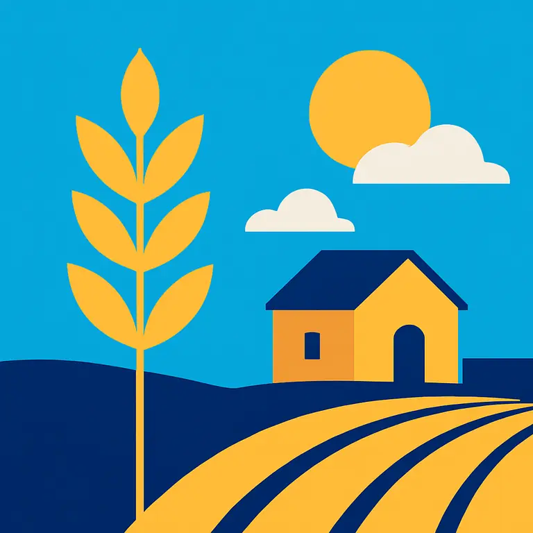 Vida rural y cultivo - portada del puzzle