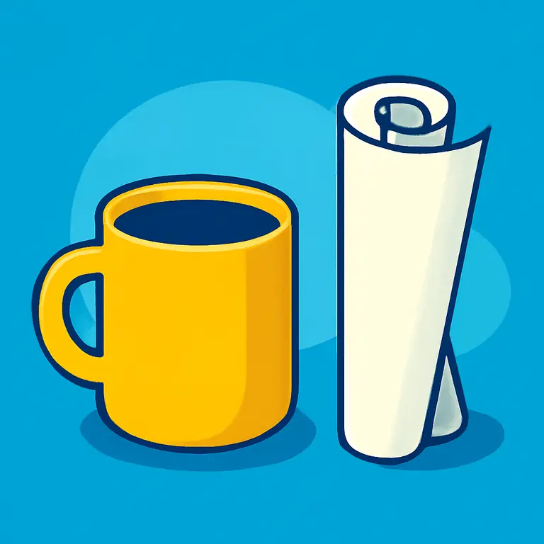 Objetos y materiales cotidianos - portada del puzzle