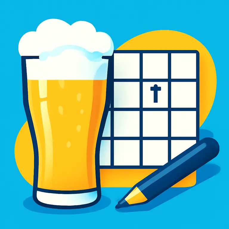 Bebidas y Letras - portada del puzzle