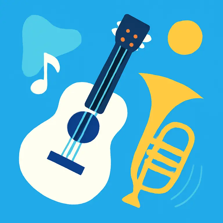 Instrumentos y sonidos - portada del puzzle