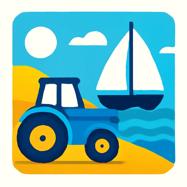 Vida Rural y Marítima - portada del puzzle