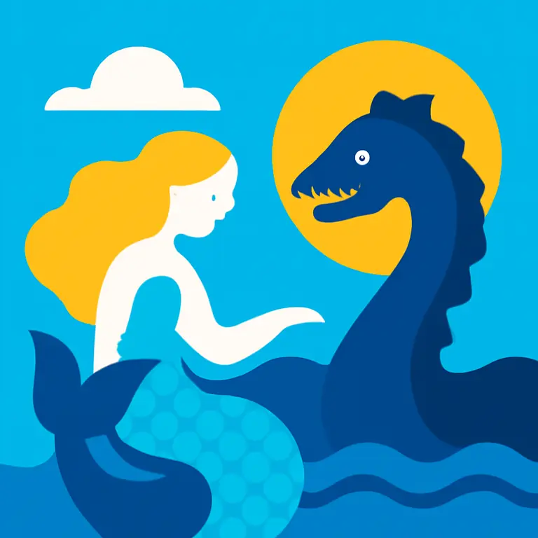 Mares y mitos marinos - portada del puzzle