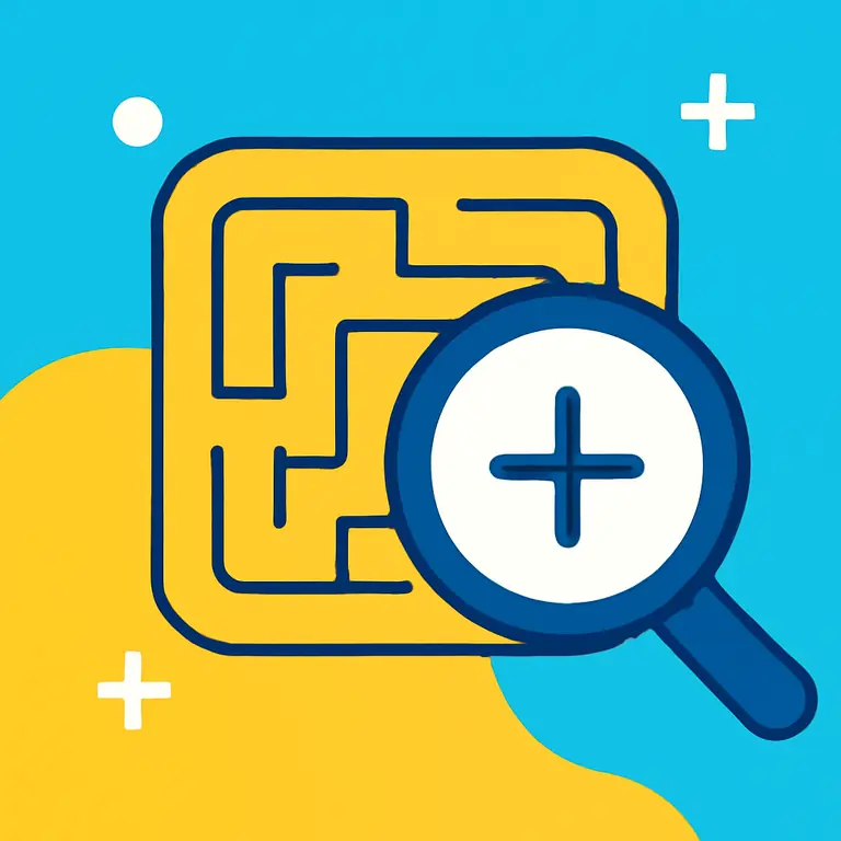 Espacios y símbolos - portada del puzzle