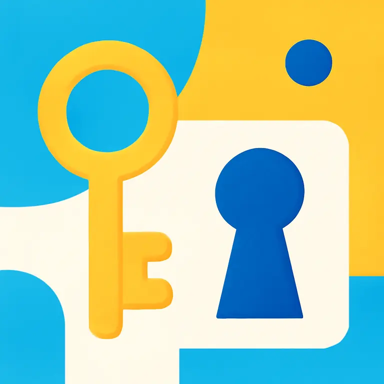 Objetos y palabras clave - portada del puzzle