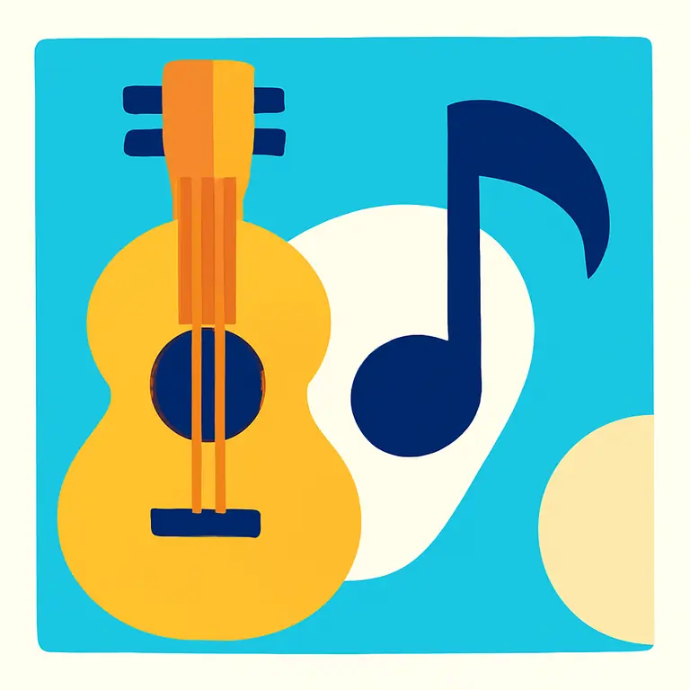 Ritmos y Sonidos - portada del puzzle