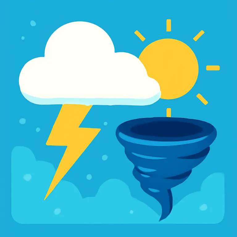 Fenómenos Atmosféricos - portada del puzzle