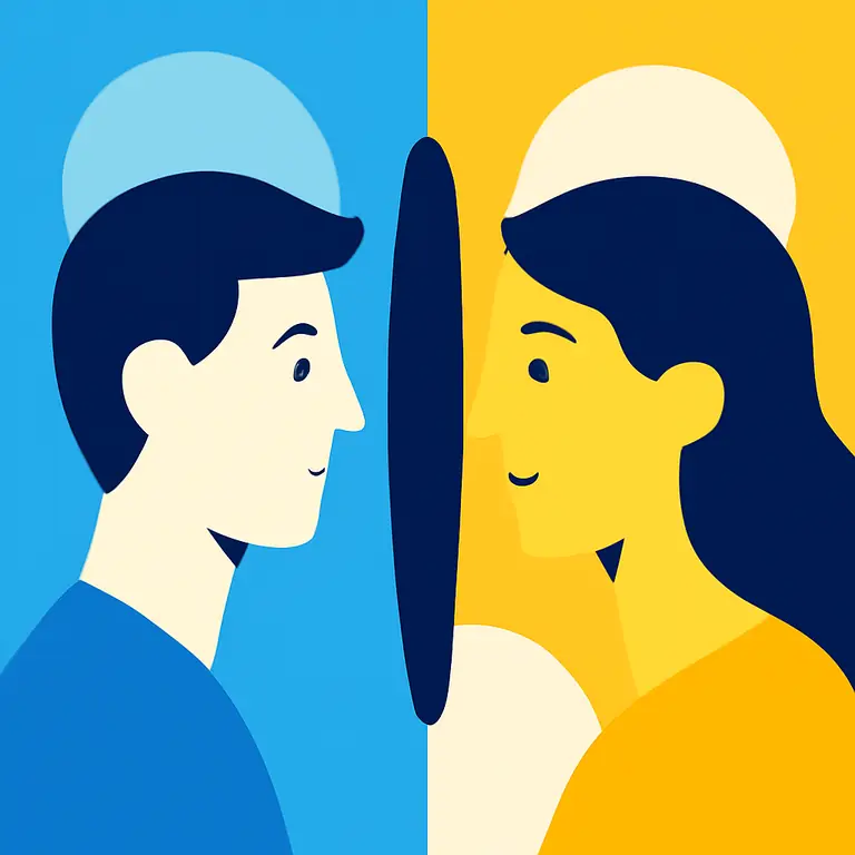 Contrastes del carácter - portada del puzzle