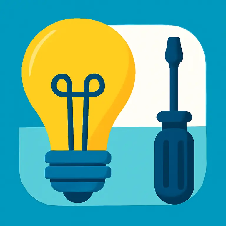 Herramientas y objetos cotidianos - portada del puzzle