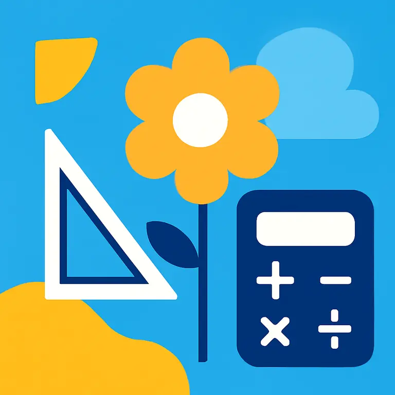 Matemáticas y naturaleza - portada del puzzle