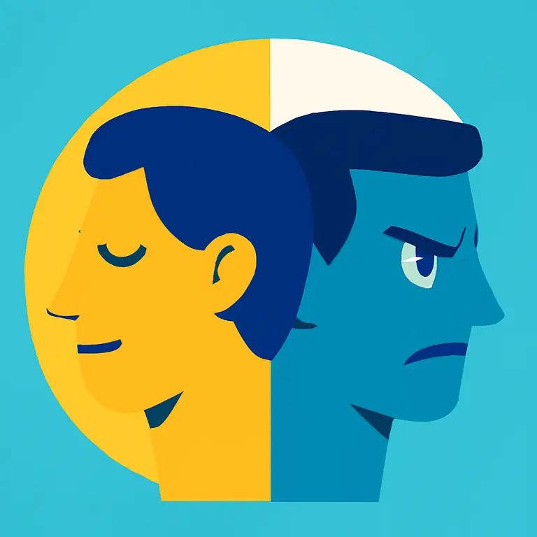 Contrarios y rasgos humanos - portada del puzzle