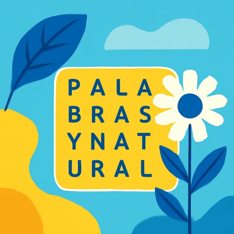 Palabras y Naturaleza - portada del puzzle