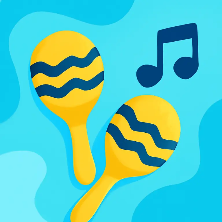 Ritmos y Sonidos - portada del puzzle