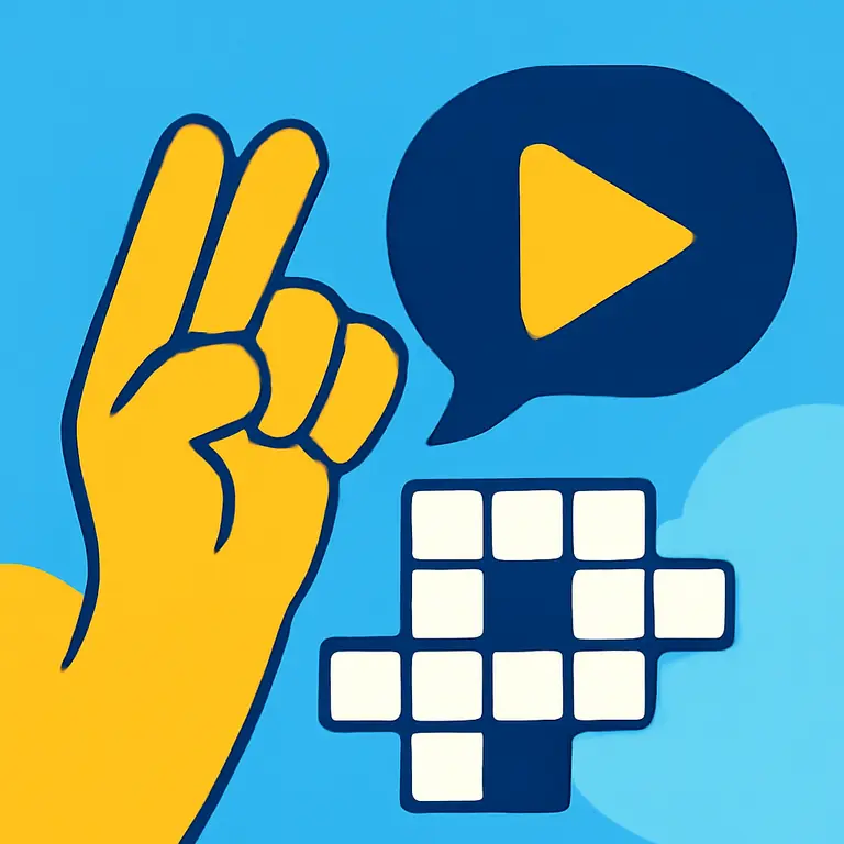 Palabras en acción - portada del puzzle