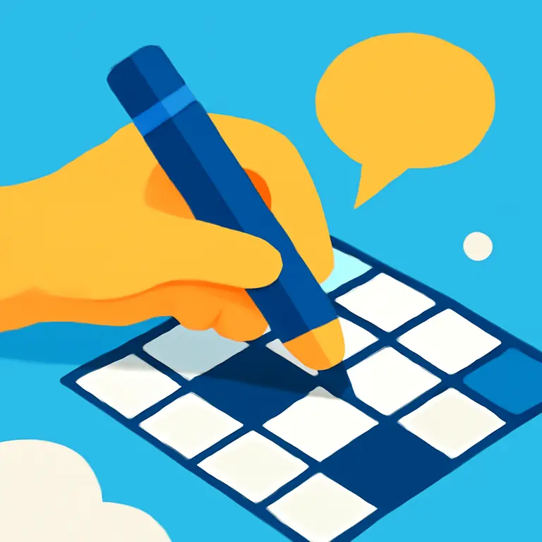 Palabras en acción - portada del puzzle