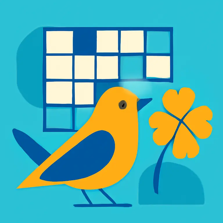 Aves y azar - portada del puzzle