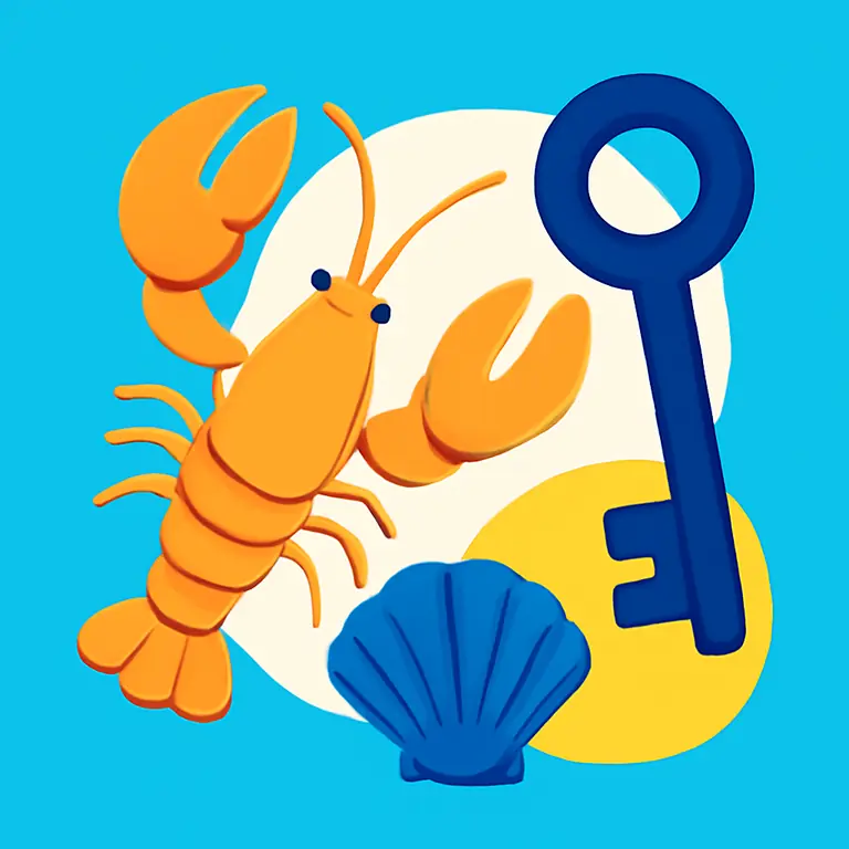 Mariscos y objetos clave - portada del puzzle