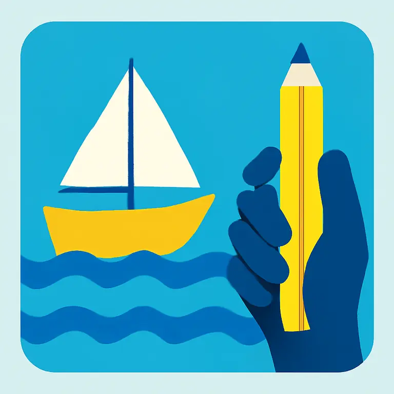 Embarcaciones y acciones - portada del puzzle