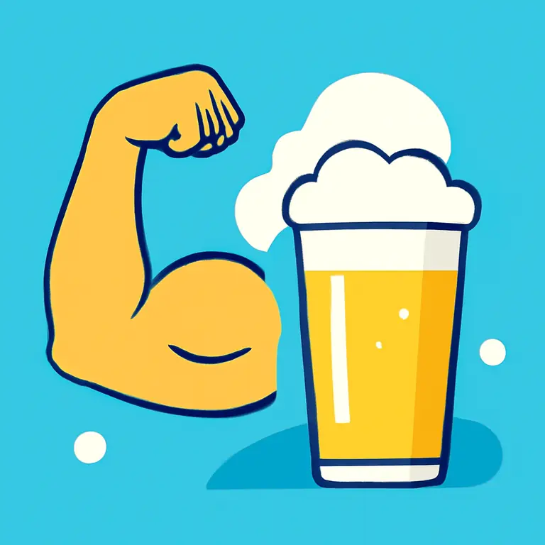 Bebidas y fuerza - portada del puzzle