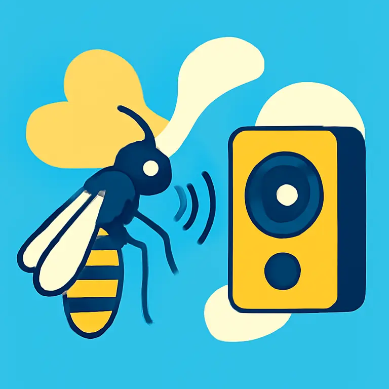 Насекомые и звук - обложка пазла