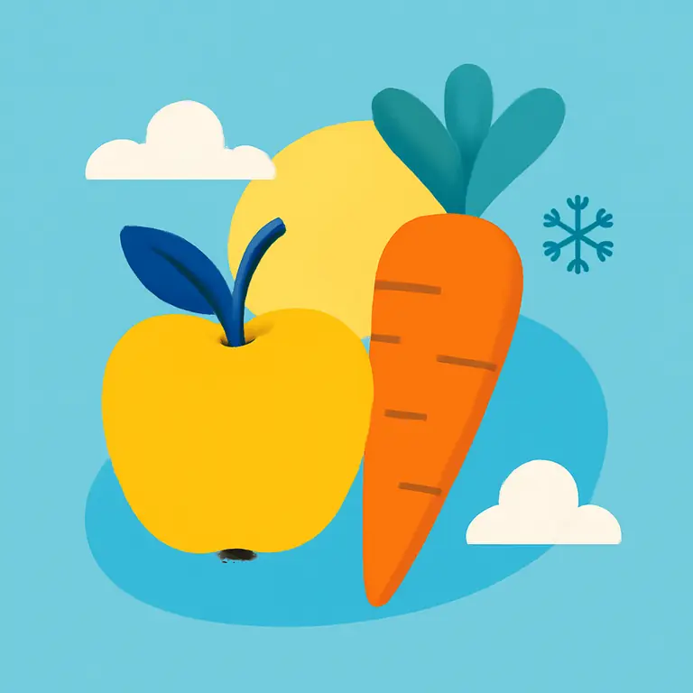 Сезонные радости и здоровье - обложка пазла