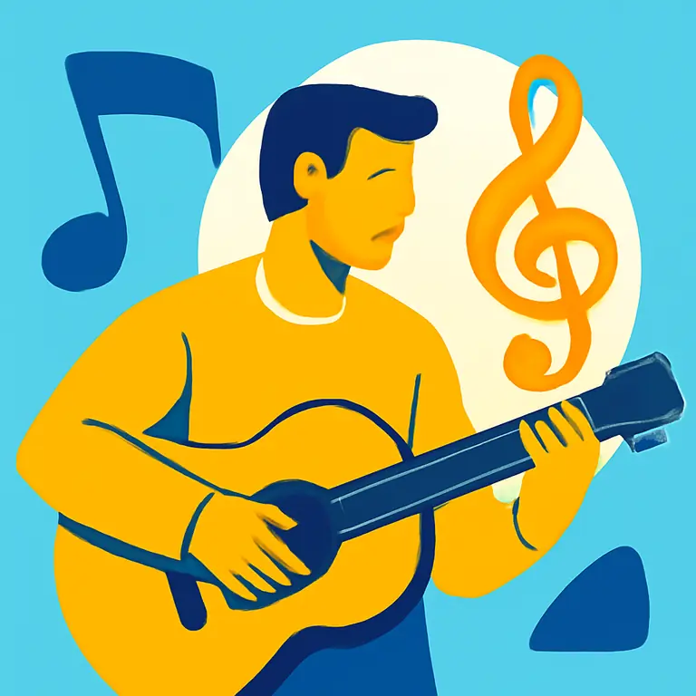 Музыкальные инструменты и исполнители - обложка пазла