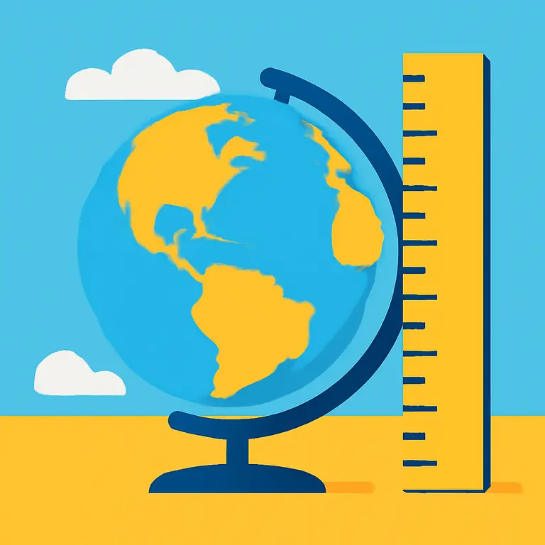 География и измерения - обложка пазла