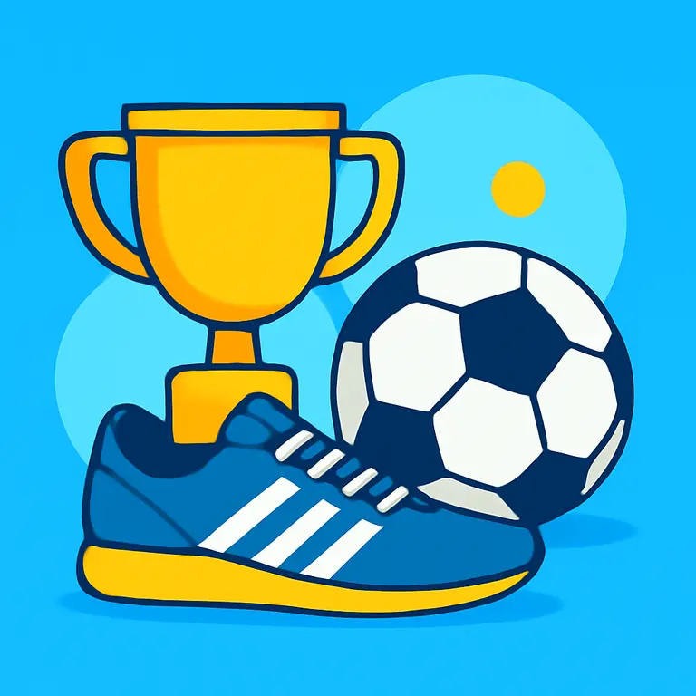 Спортивные термины и элементы - обложка пазла