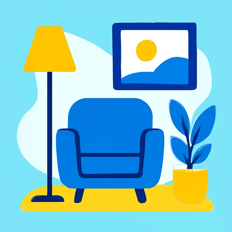 Домашние пространства и действия - обложка пазла