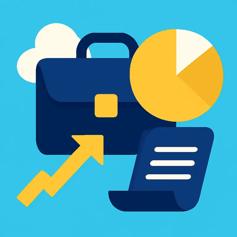 Деловые термины - обложка пазла